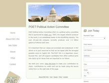 Tablet Screenshot of poetpac.com